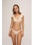 HR23BA005 Faux Tulum Bağcıklı Bikini Alt 1