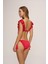 HR23BA005 Faux Tulum Bağcıklı Bikini Alt 2