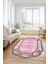 Dijital Baskılı Kaymaz Yıkanabilir Lazer Kesim Modern Yolluk Mutfak Salon Halısı, Lazer-03-Pembe, 1
