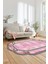Dijital Baskılı Kaymaz Yıkanabilir Lazer Kesim Modern Yolluk Mutfak Salon Halısı, Lazer-03-Pembe, 2