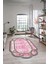 Dijital Baskılı Kaymaz Yıkanabilir Lazer Kesim Modern Yolluk Mutfak Salon Halısı, Lazer-03-Pembe, 3