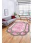 Dijital Baskılı Kaymaz Yıkanabilir Lazer Kesim Modern Yolluk Mutfak Salon Halısı, Lazer-03-Pembe, 5