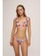 HR23BA005 Faux Tulum Bağcıklı Bikini Alt 1