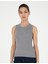 Kadın Gri Melanj Ex. Slim Fit Triko Bluz 50288575-VR086 3