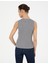 Kadın Gri Melanj Ex. Slim Fit Triko Bluz 50288575-VR086 5