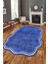 Dijital Baskılı Kaymaz Yıkanabilir Modern Lazer Kesim Mutfak Salon Halısı, Lazer-23-Mavi, 1
