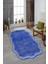 Dijital Baskılı Kaymaz Yıkanabilir Modern Lazer Kesim Mutfak Salon Halısı, Lazer-23-Mavi, 2