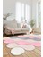 Dijital Baskılı Kaymaz Yıkanabilir Lazer Kesim Yolluk Mutfak Salon Halısı, Lazer-02-Pembe, 2