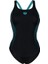 W Swimsuit Swim Pro Back Graphic Black Martinica Çocuk Yüzücü Mayosu 007339581 3