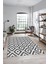 Sade Baklava Desen Motifli Kaymaz Taban Yıkanabilir Yolluk Salon Halısı, Sade-27-Gri, 3