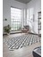 Sade Baklava Desen Motifli Kaymaz Taban Yıkanabilir Yolluk Salon Halısı, Sade-27-Gri, 4