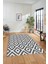 Sade Baklava Desen Motifli Kaymaz Taban Yıkanabilir Yolluk Salon Halısı, Sade-27-Gri, 5