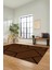 Dijital Baskı Kaymaz Yıkanabilir Sade Çizgili Yolluk Mutfak Koridor Salon Halısı, Sade-50-Kahve, 3