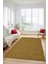 Dijital Kaymaz Taban Yıkanabilir Sade Düz Desen Yolluk Mutfak Salon Halısı, Sade-10-Kahve, 2