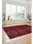 Düz Renk Sade Motifli Dijital Kaymaz Taban Yıkanabilir Yolluk Salon Halısı Sade-34-Bordo 1