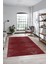 Düz Renk Sade Motifli Dijital Kaymaz Taban Yıkanabilir Yolluk Salon Halısı Sade-34-Bordo 2