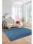 3D Dijital Kaymaz Taban Yıkanabilir Kilim Desen Yolluk Mutfak Salon Halısı, Sade-05-Mavi, 4