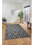 3D Dijital Kaymaz Taban Yıkanabilir Kilim Desen Yolluk Mutfak Salon Halısı Sade-04-Antrasit 1