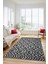 3D Dijital Kaymaz Taban Yıkanabilir Kilim Desen Yolluk Mutfak Salon Halısı Sade-04-Antrasit 3