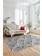 3D Dijital Kaymaz Taban Yıkanabilir Sade Motifli Yolluk Mutfak Salon Halısı, Sade-12-Gri, 3