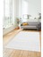Düz Renk Sade Motifli Dijital Kaymaz Taban Yıkanabilir Yolluk Salon Halısı, Sade-32-Beyaz, 1