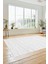 Düz Renk Sade Motifli Dijital Kaymaz Taban Yıkanabilir Yolluk Salon Halısı, Sade-32-Beyaz, 2