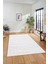 Düz Renk Sade Motifli Dijital Kaymaz Taban Yıkanabilir Yolluk Salon Halısı, Sade-32-Beyaz, 5