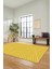 Dijital Baskılı Kaymaz Taban Yıkanabilir Çizgili Desen Yolluk Mutfak Salon Halısı, Sade-08-Sarı, 2