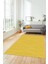 Dijital Baskılı Kaymaz Taban Yıkanabilir Çizgili Desen Yolluk Mutfak Salon Halısı, Sade-08-Sarı, 5