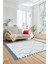 Dijital Kaymaz Taban Yıkanabilir Sade Kilim Desen Yolluk Mutfak Salon Halısı, Sade-17-Mavi, 2