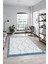 Dijital Kaymaz Taban Yıkanabilir Sade Kilim Desen Yolluk Mutfak Salon Halısı, Sade-17-Mavi, 5