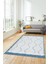 Dijital Kaymaz Taban Yıkanabilir Sade Kilim Desen Yolluk Mutfak Salon Halısı, Sade-17-Mavi, 3