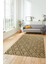 Sade Baklava Desen Motifli Kaymaz Taban Yıkanabilir Yolluk Salon Halısı, Sade-28-Kahve, 1