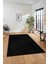 Düz Renk Sade Desen Dijital Kaymaz Taban Yıkanabilir Yolluk Salon Halısı Sade-37-Antrasit 4