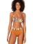 Endeep Kadın Biye Detaylı Toparlayıcı Desenli Bikini Takımı 22329 1