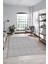Kilim Desenli Sade Motifli Kaymaz Taban Yıkanabilir Yolluk Salon Halısı, Sade-30-Gri, 3