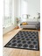 Kilim Desenli Dijital Kaymaz Yıkanabilir Sade Yolluk Mutfak Koridor Salon Halısı, Sade-19-Siyah, 3