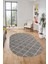 Düz Desenli Dijital Kaymaz Yıkanabilir Sade Oval Yolluk Koridor Salon Halısı, O-Sade-20-Gri, 5