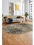 Düz Renk Sade Desen Dijital Kaymaz Taban Yıkanabilir Oval Yolluk Salon Halısı, O-Sade-37-Bej, 1