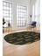 Dijital Baskı Kaymaz Yıkanabilir Sade Düz Oval Yolluk Koridor Salon Halısı, O-Sade-49-Sarı, 3