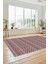 Kilim Desenli Dijital Kaymaz Yıkanabilir Sade Yolluk Mutfak Koridor Salon Halısı Sade-21-Bordo 3