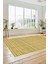 Kilim Desenli Sade Motifli Kaymaz Taban Yıkanabilir Yolluk Salon Halısı, Sade-30-Sarı, 2