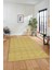 Kilim Desenli Sade Motifli Kaymaz Taban Yıkanabilir Yolluk Salon Halısı, Sade-30-Sarı, 5