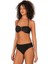 Endeep Kadın Aksesuarlı Fitilli Dokulu Siyah Bikini Takımı 22287 2