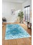 Dijital Baskı Kaymaz Yıkanabilir Sade 3D Yolluk Mutfak Koridor Salon Halısı, Sade-48-Mavi, 2