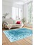 Dijital Baskı Kaymaz Yıkanabilir Sade 3D Yolluk Mutfak Koridor Salon Halısı, Sade-48-Mavi, 5