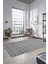 Düz Renk Sade Motifli Dijital Kaymaz Taban Yıkanabilir Yolluk Salon Halısı, Sade-32-Gri, 4