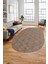 Düz Desenli Dijital Kaymaz Yıkanabilir Sade Oval Yolluk Koridor Salon Halısı, O-Sade-20-Kahve, 3