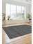 Kilim Desenli Sade Motifli Kaymaz Taban Yıkanabilir Yolluk Salon Halısı Sade-30-Antrasit 2