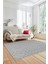 Dijital Baskılı Kaymaz Taban Yıkanabilir Kilim Desen Yolluk Mutfak Salon Halısı, Sade-02-Gri, 4
